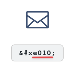 Divi Envelope Icon Divi Envelope Icon